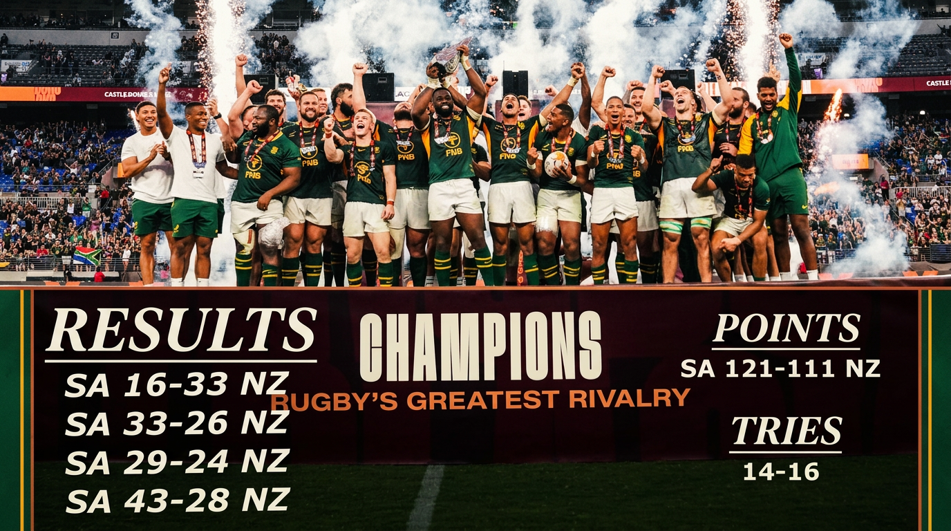 Springboks celebrate