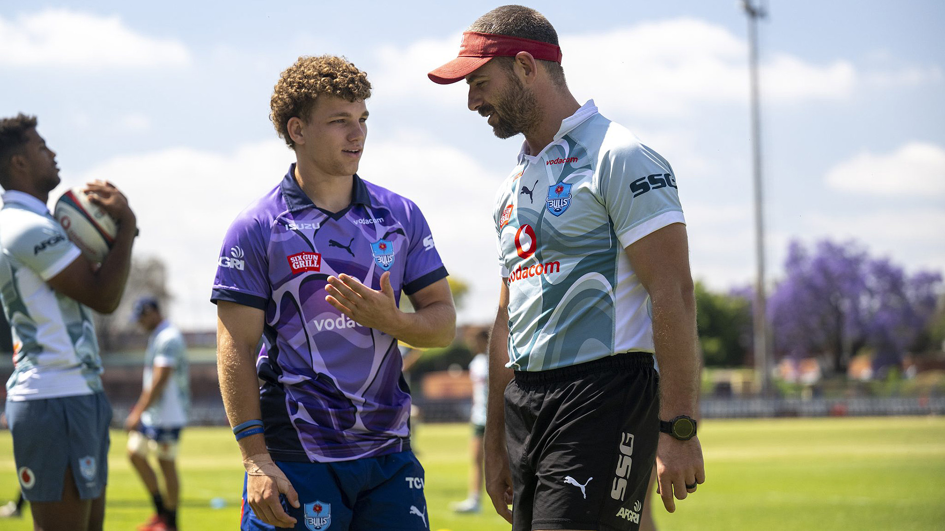 Luan Gilliomee and Willie le Roux Bulls